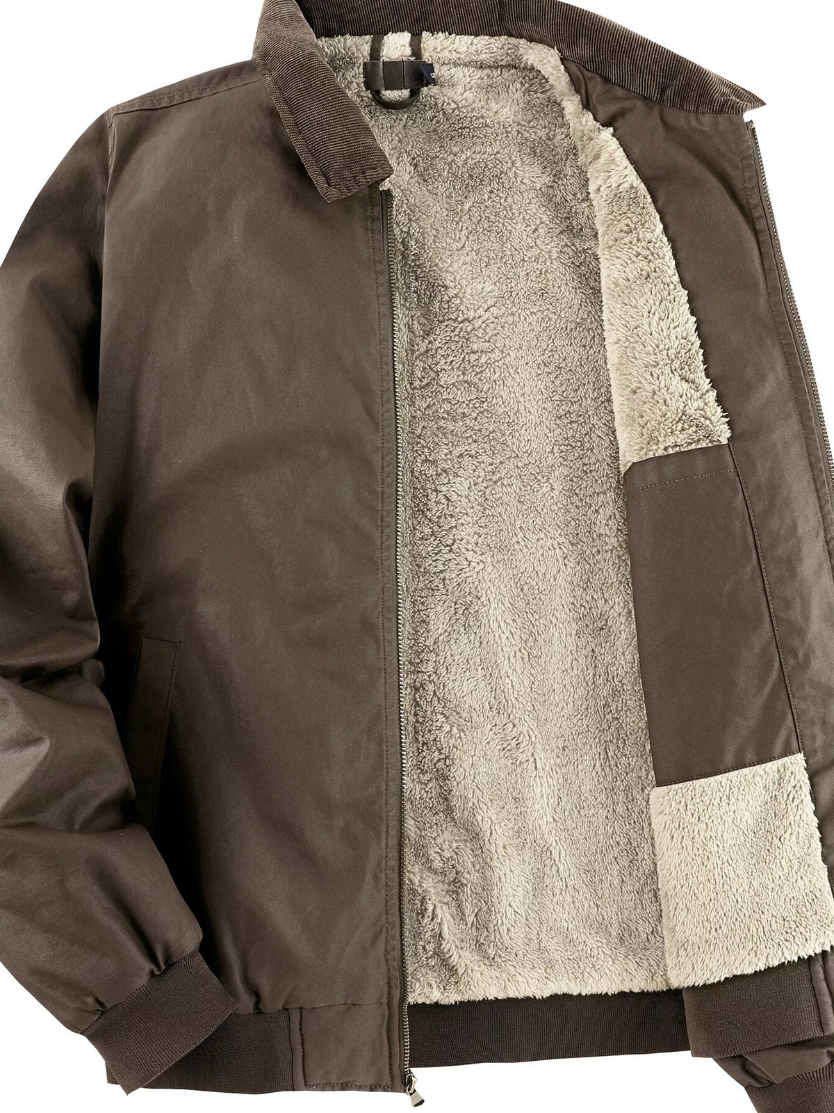 Blouson Elric – zippé doublé sherpa – photo produit 8