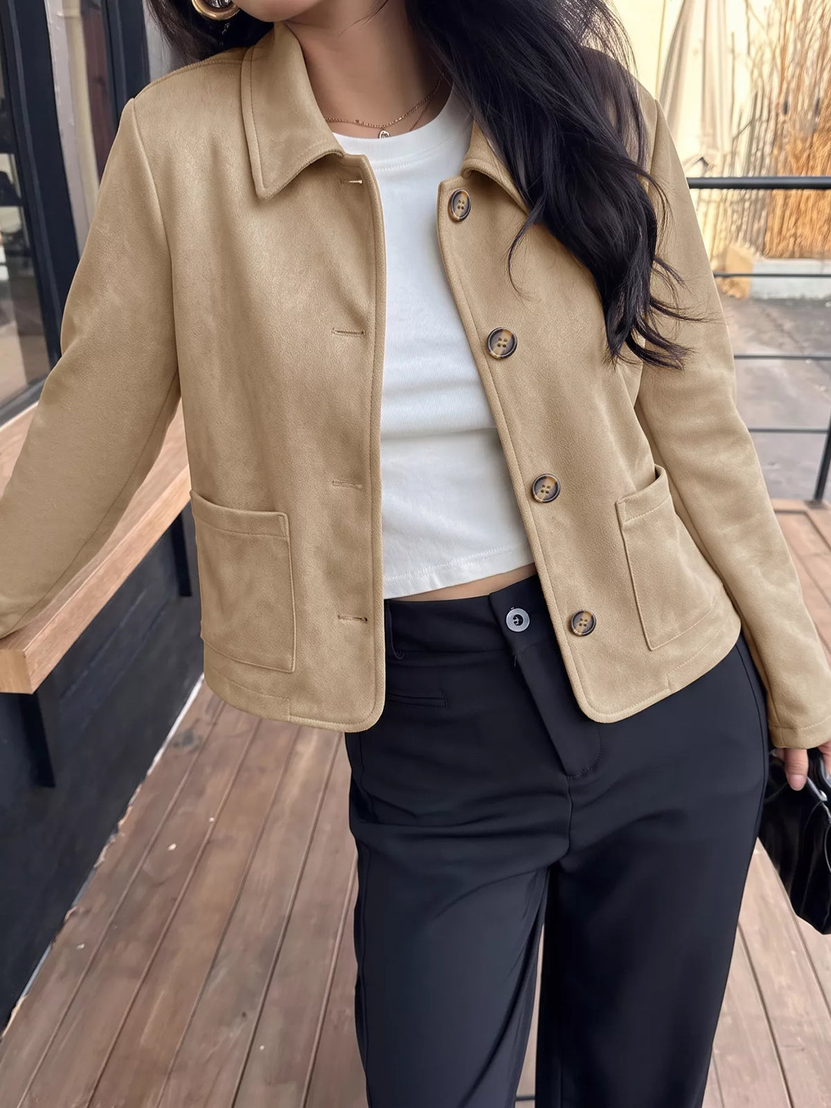Veste Maya boutonnée – photo produit 4