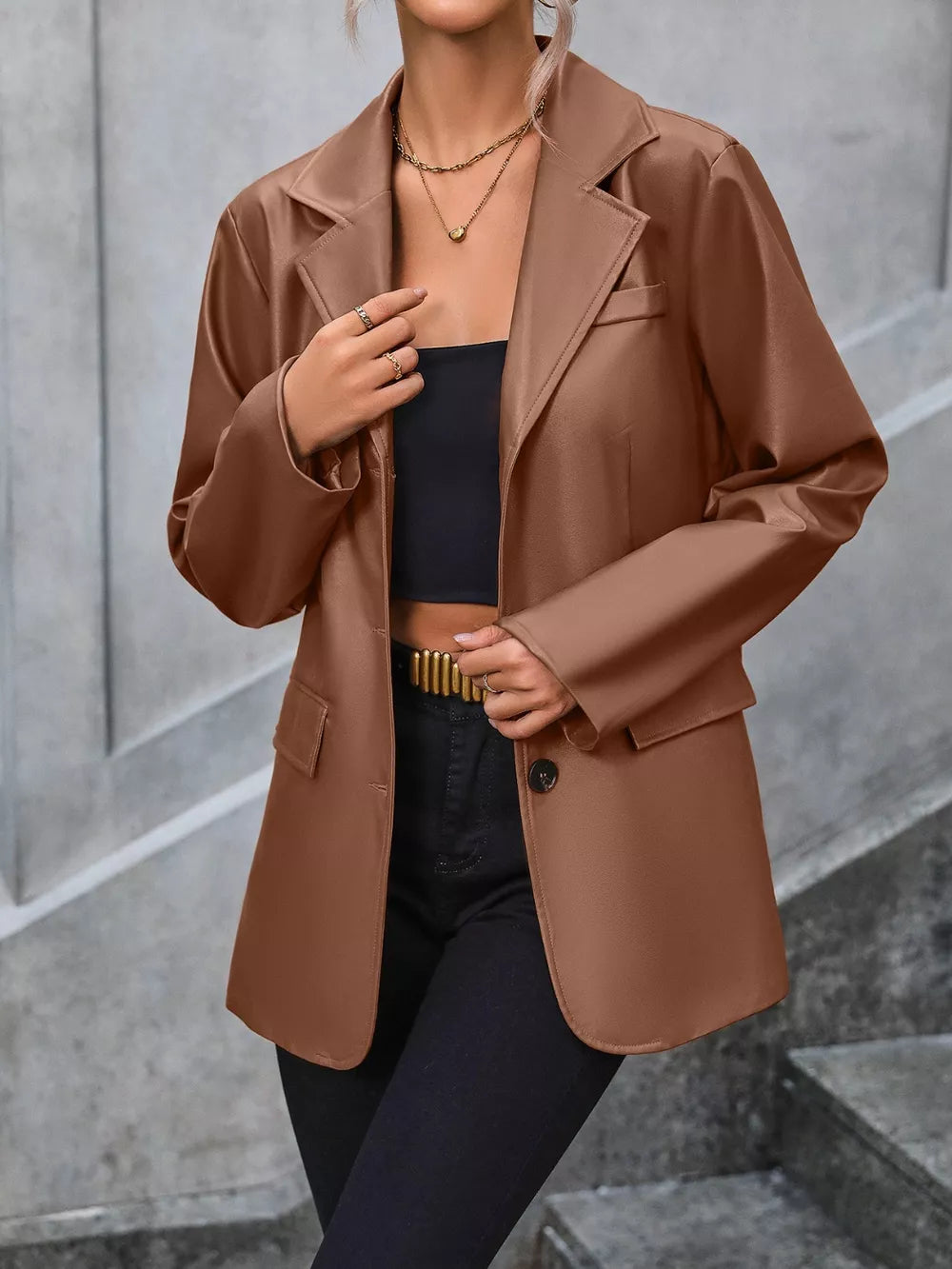 Blazer Ivy boutonné – photo produit 1