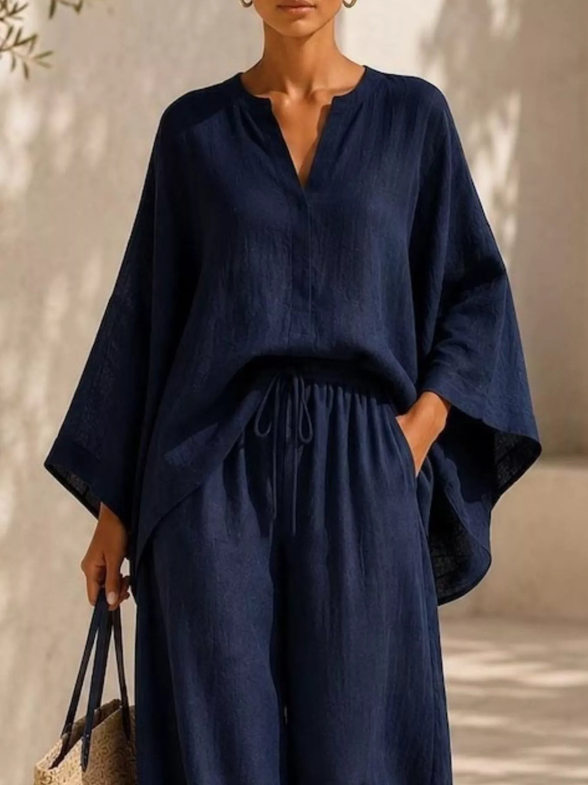 Ensemble Alana col cranté et pantalon – photo produit 8
