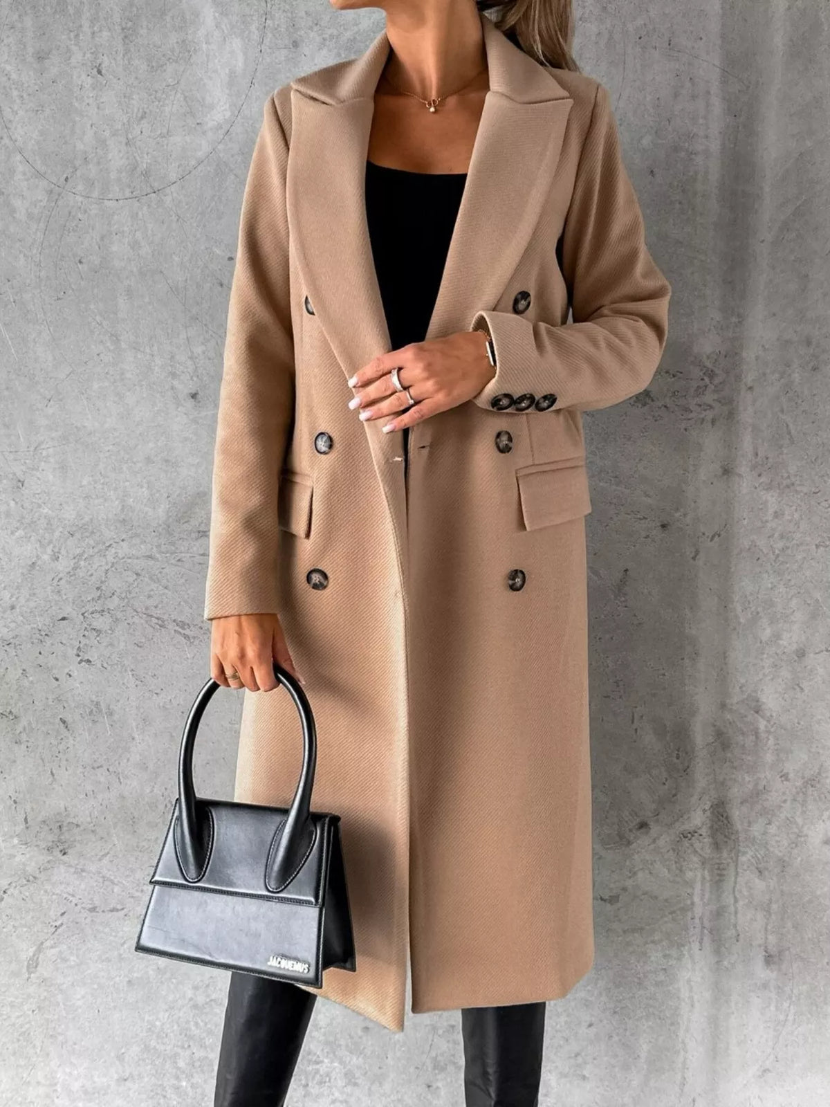 Manteau Calypso – long croisé – photo produit 5