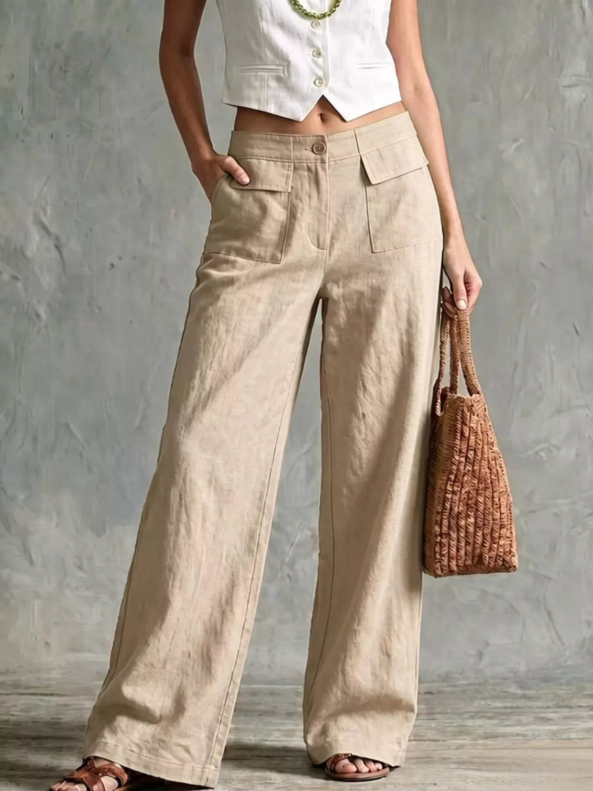 Pantalon Yara large fluide – photo produit 9