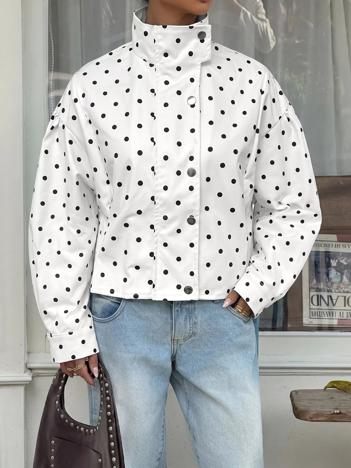 Veste Perla courte à pois – photo produit 3