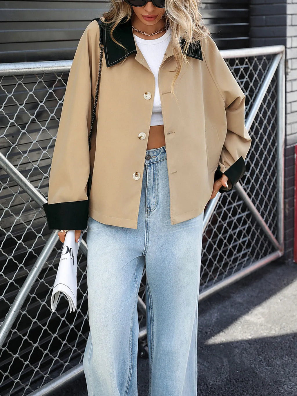 Veste Mélina bicolore – photo produit 2