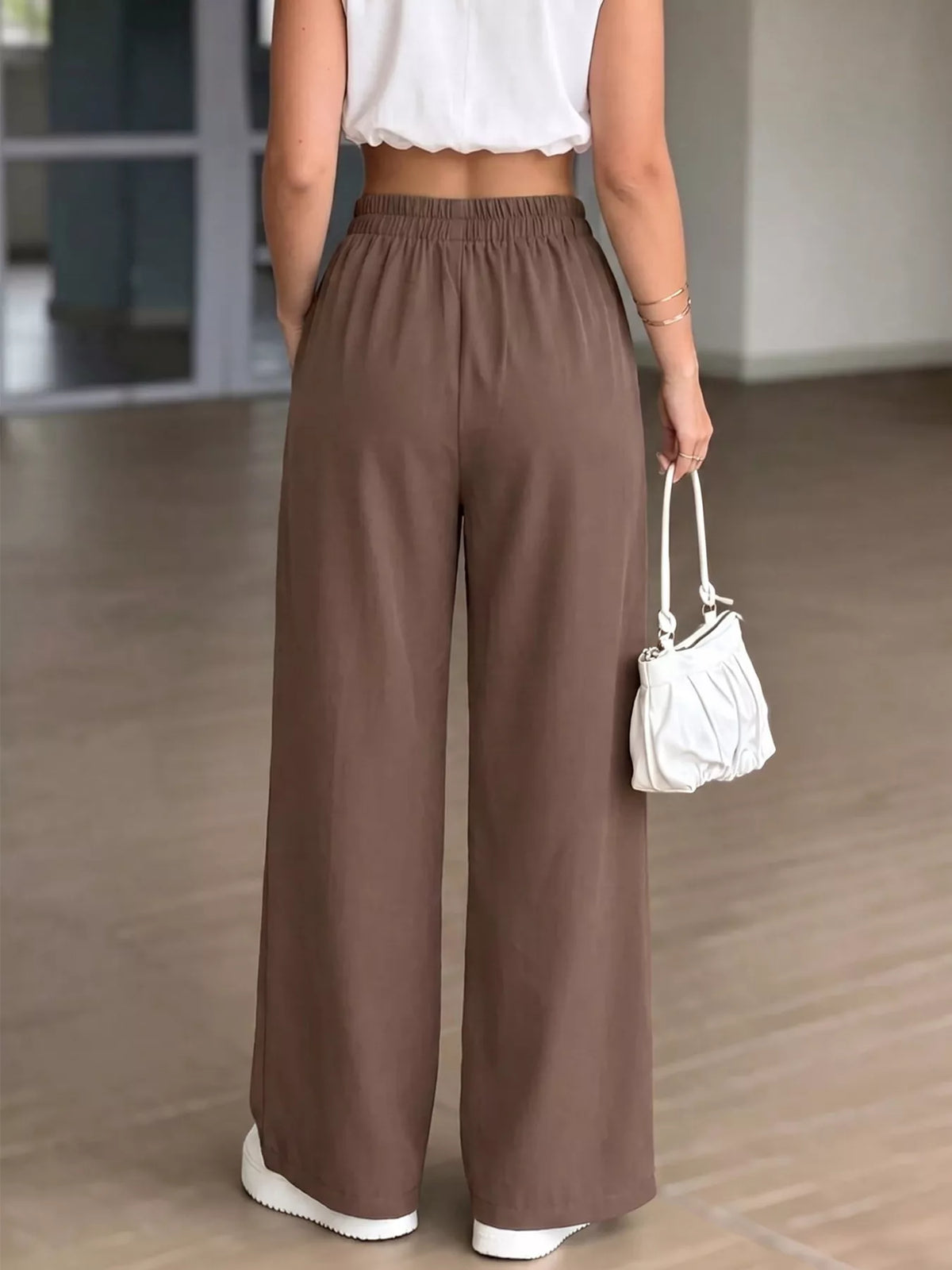 Pantalon Alba large à cordon – photo produit 5