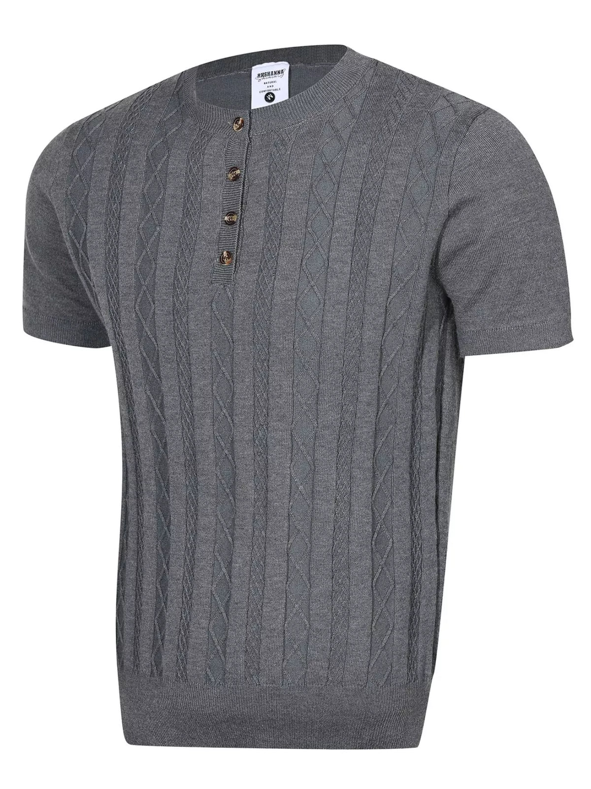 Polo Maël – maille torsadée – photo produit 5