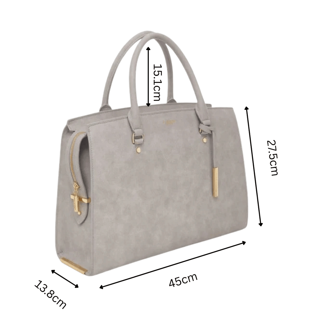 Sac ordinateur Aricia gris – photo produit 5