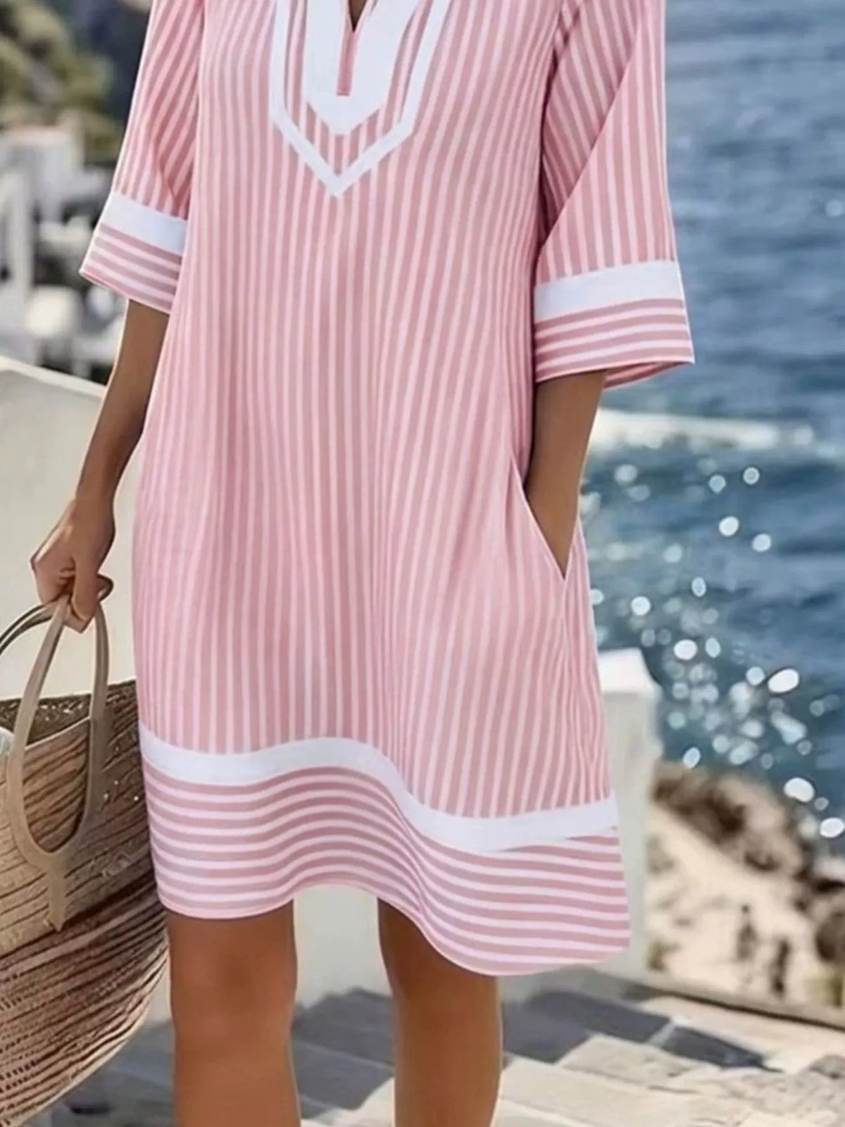 Robe Ondine rayée – photo produit 5