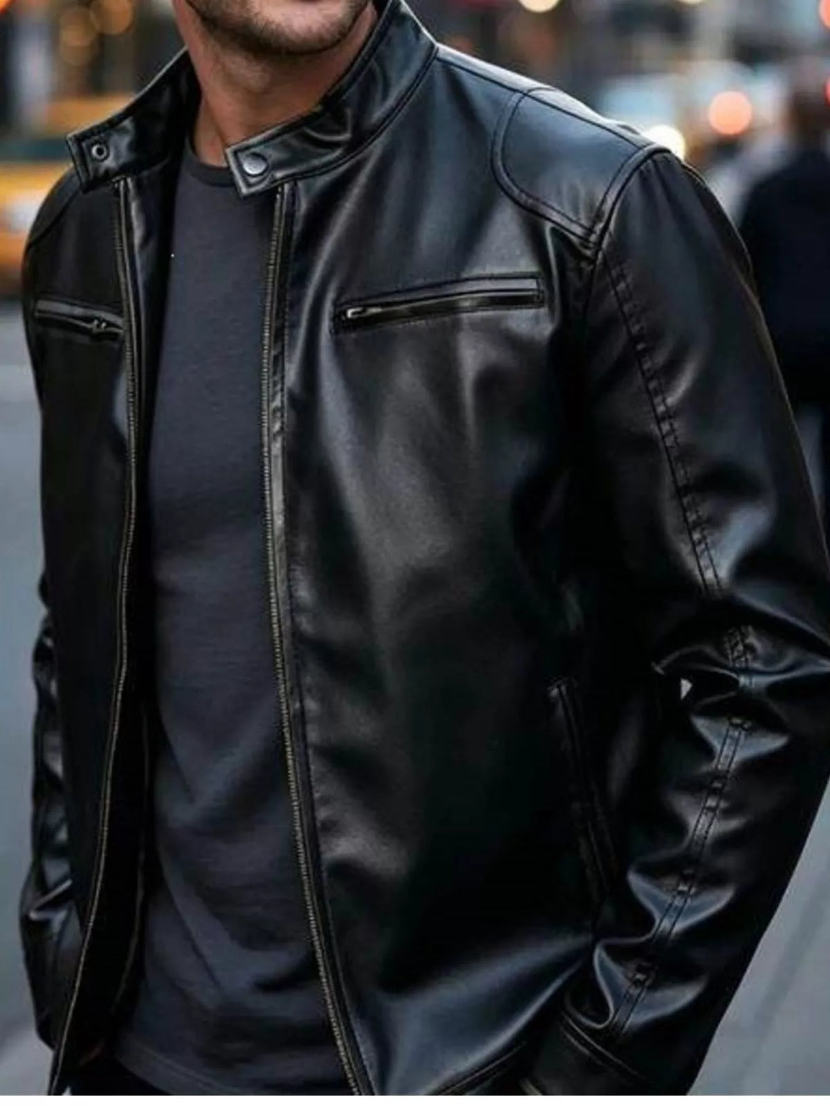 Blouson Nils – similicuir – photo produit 2