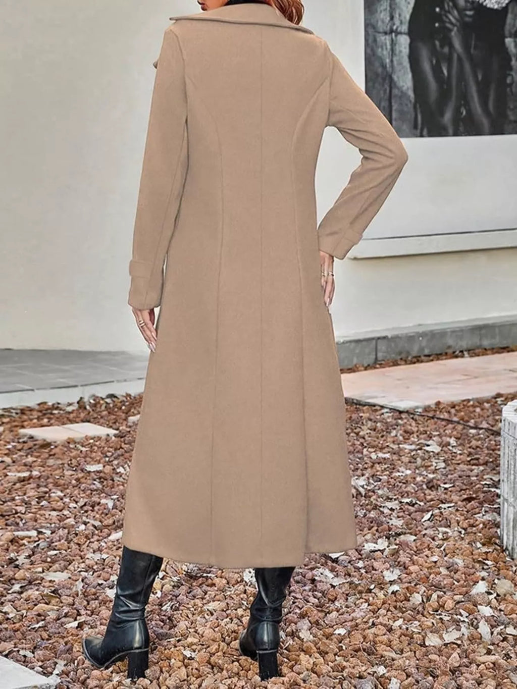 Trench Margaux long grande taille – photo produit 3