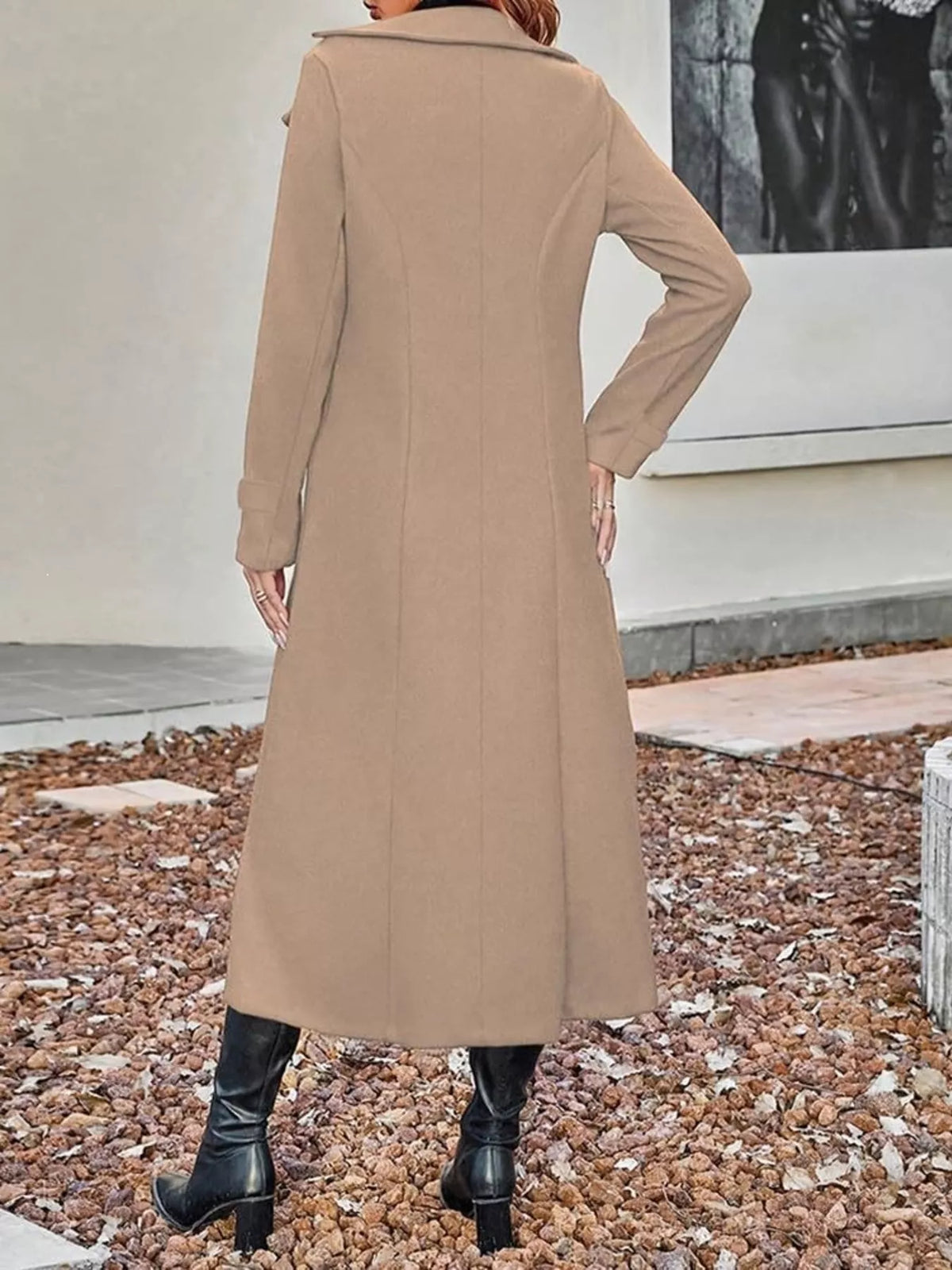 Trench Margaux long grande taille – photo produit 3