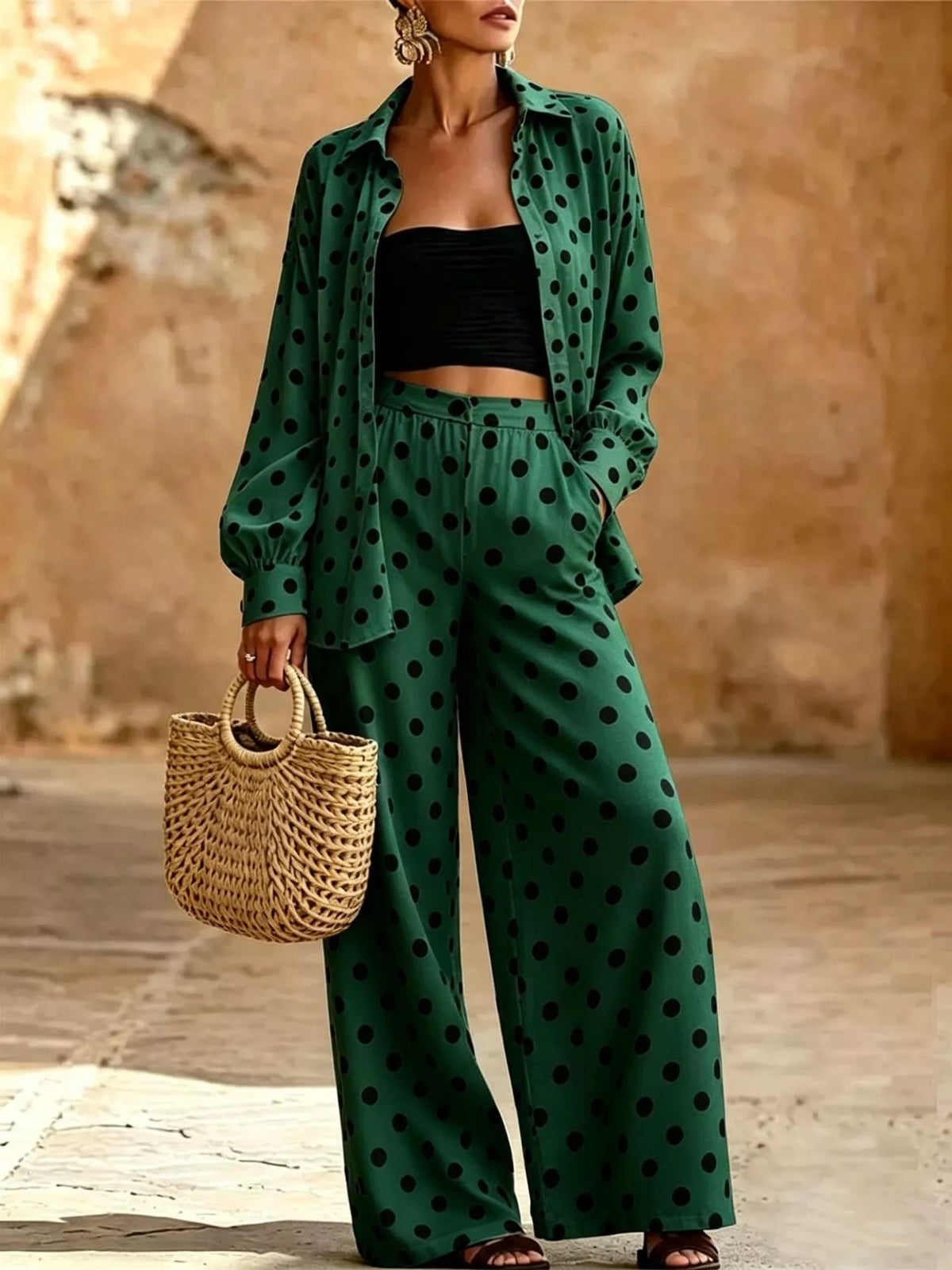 Ensemble Faye chemise et pantalon – photo produit 7