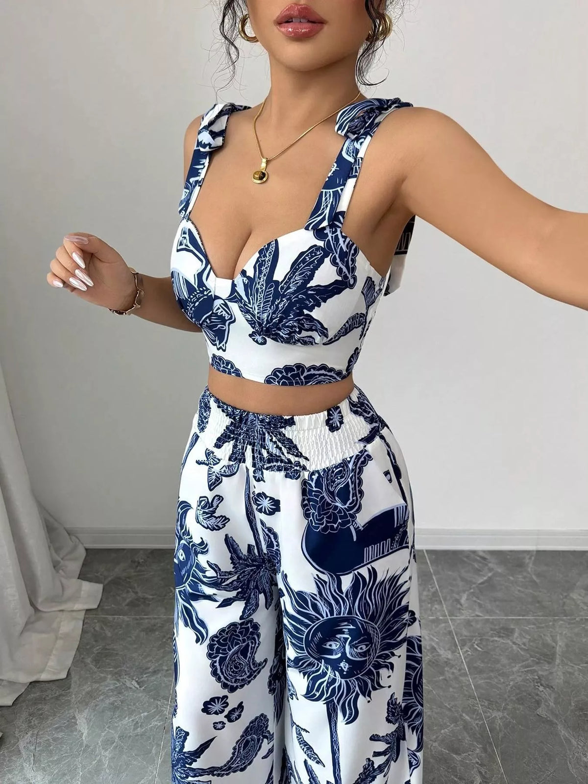 Ensemble Flora top et pantalon – photo produit 5