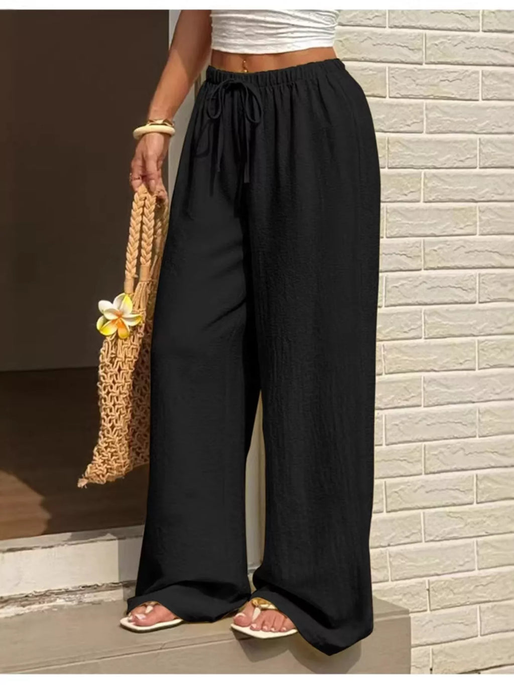 Pantalon Inaya large grande taille – photo produit 1