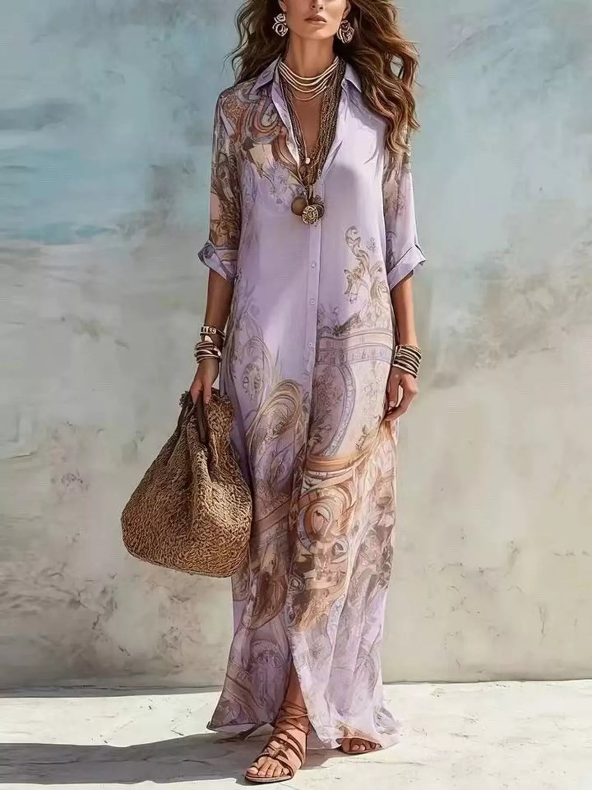 Robe chemise Pli grande taille – photo produit 7