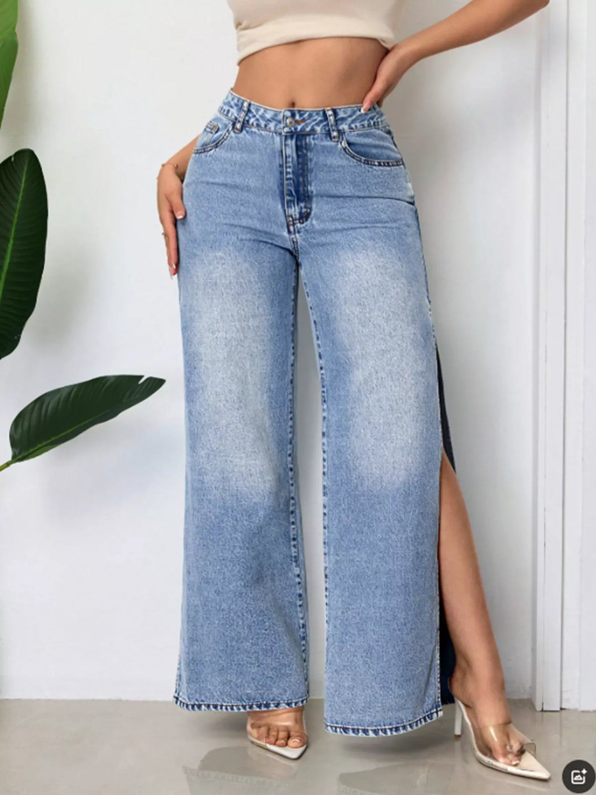 Jean Mila large à fentes – photo produit 1