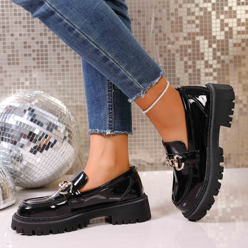 Mocassins Élise à chaîne – photo produit 4