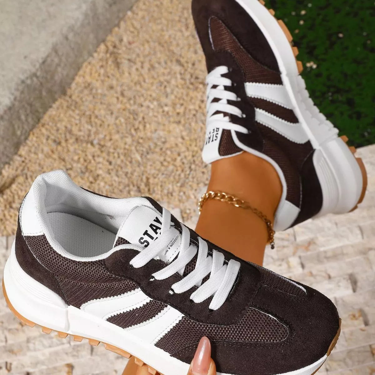 Baskets Tess en daim – photo produit 3