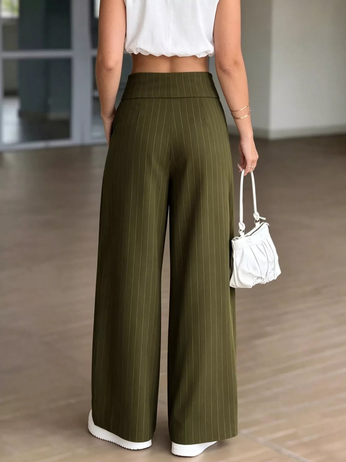 Pantalon Devine à fines rayures – photo produit 5