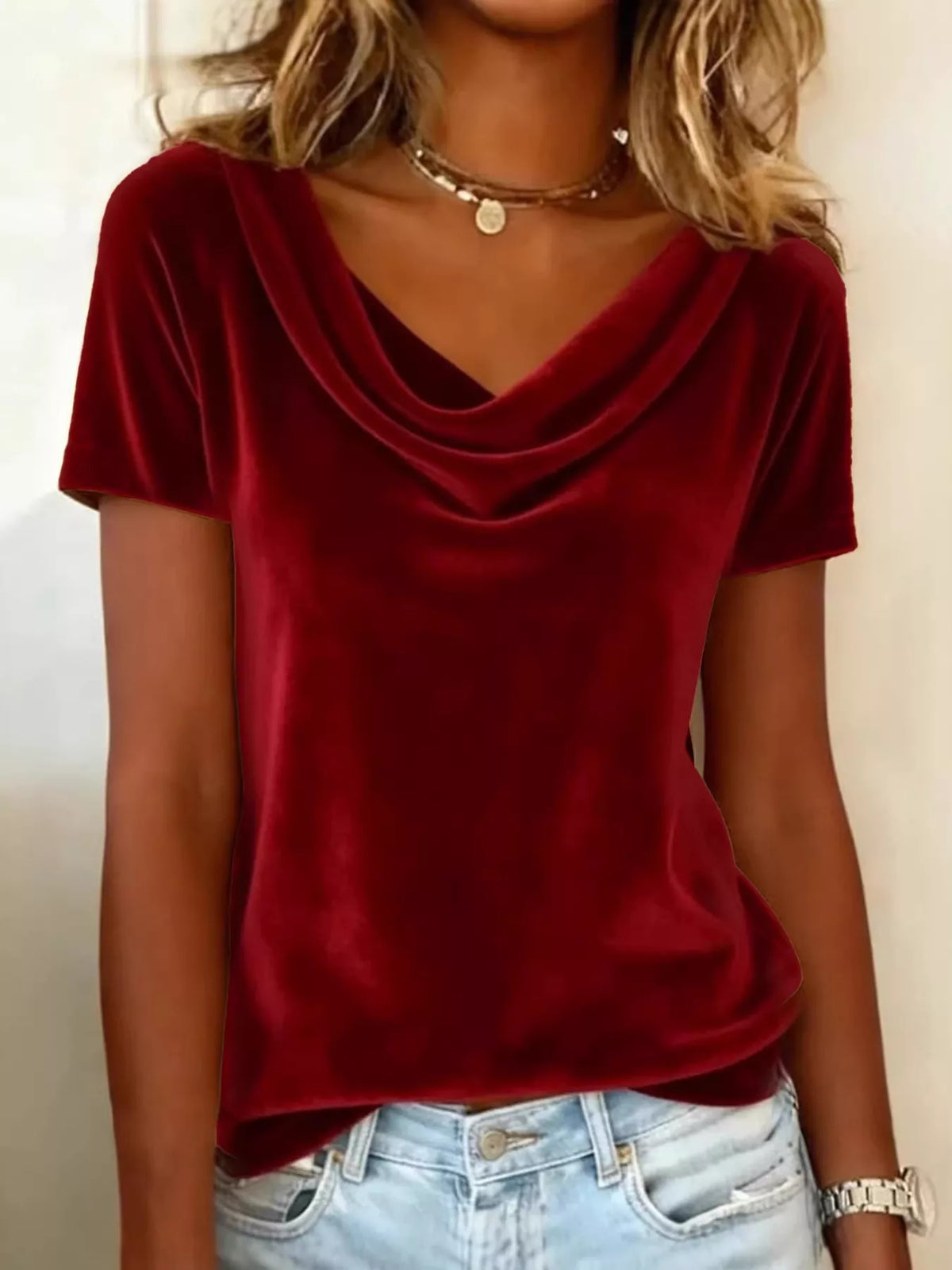 Top Zoé col bénitier grande taille – photo produit 6