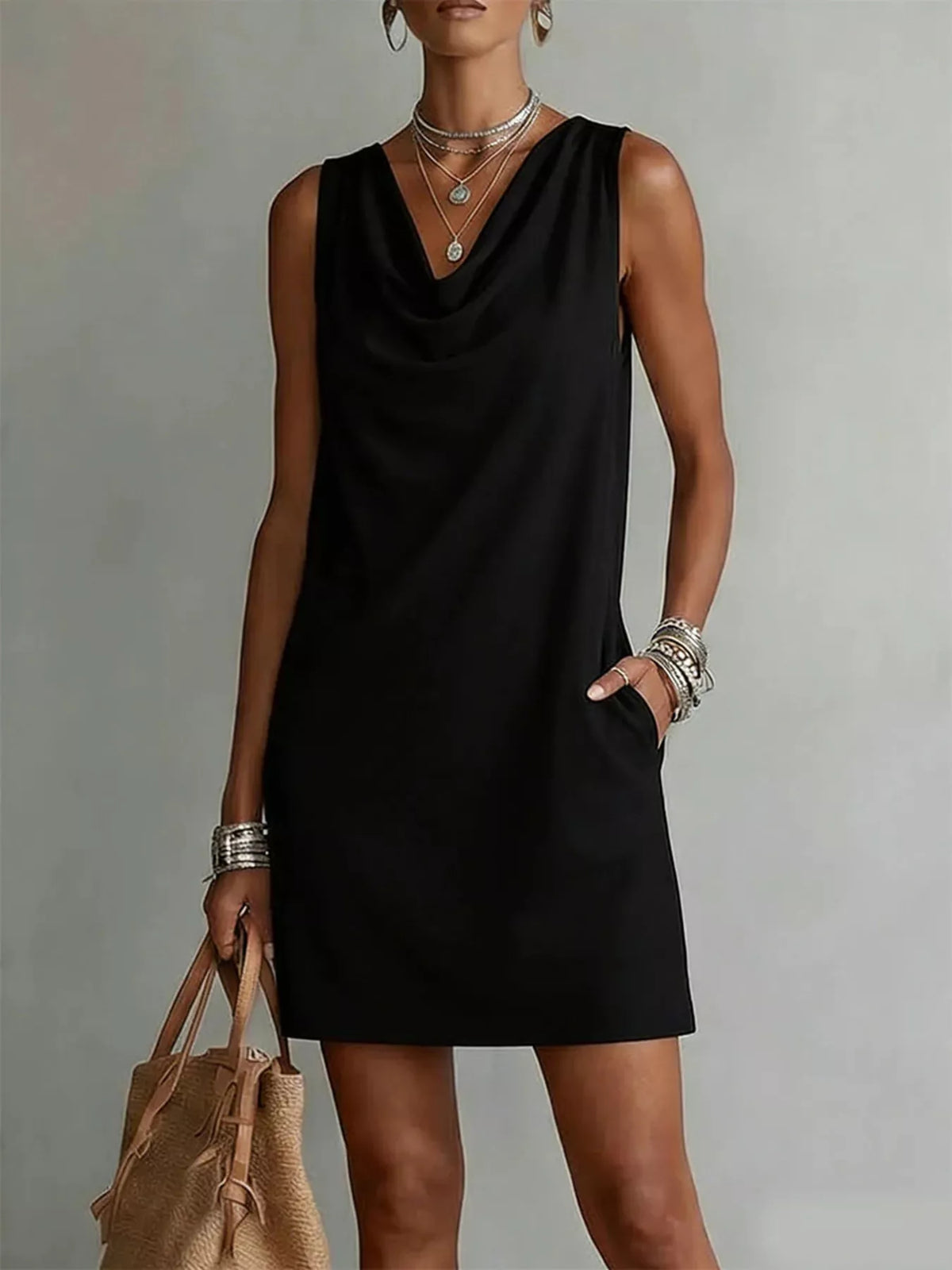 Robe courte Belinda grande taille – photo produit 4