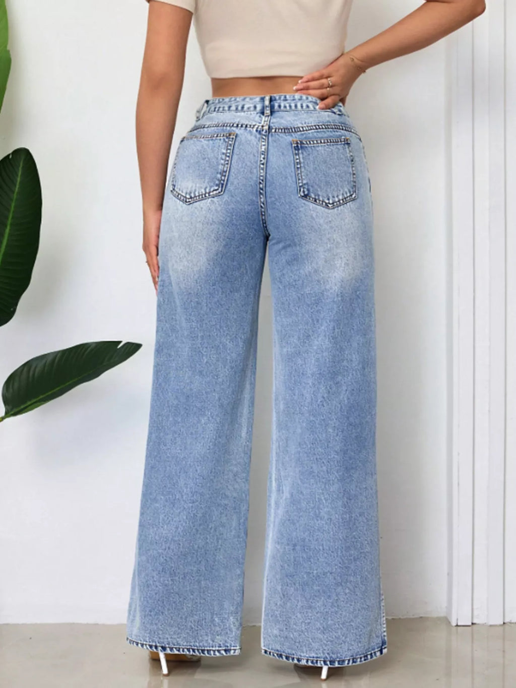Jean Mila large à fentes – photo produit 4