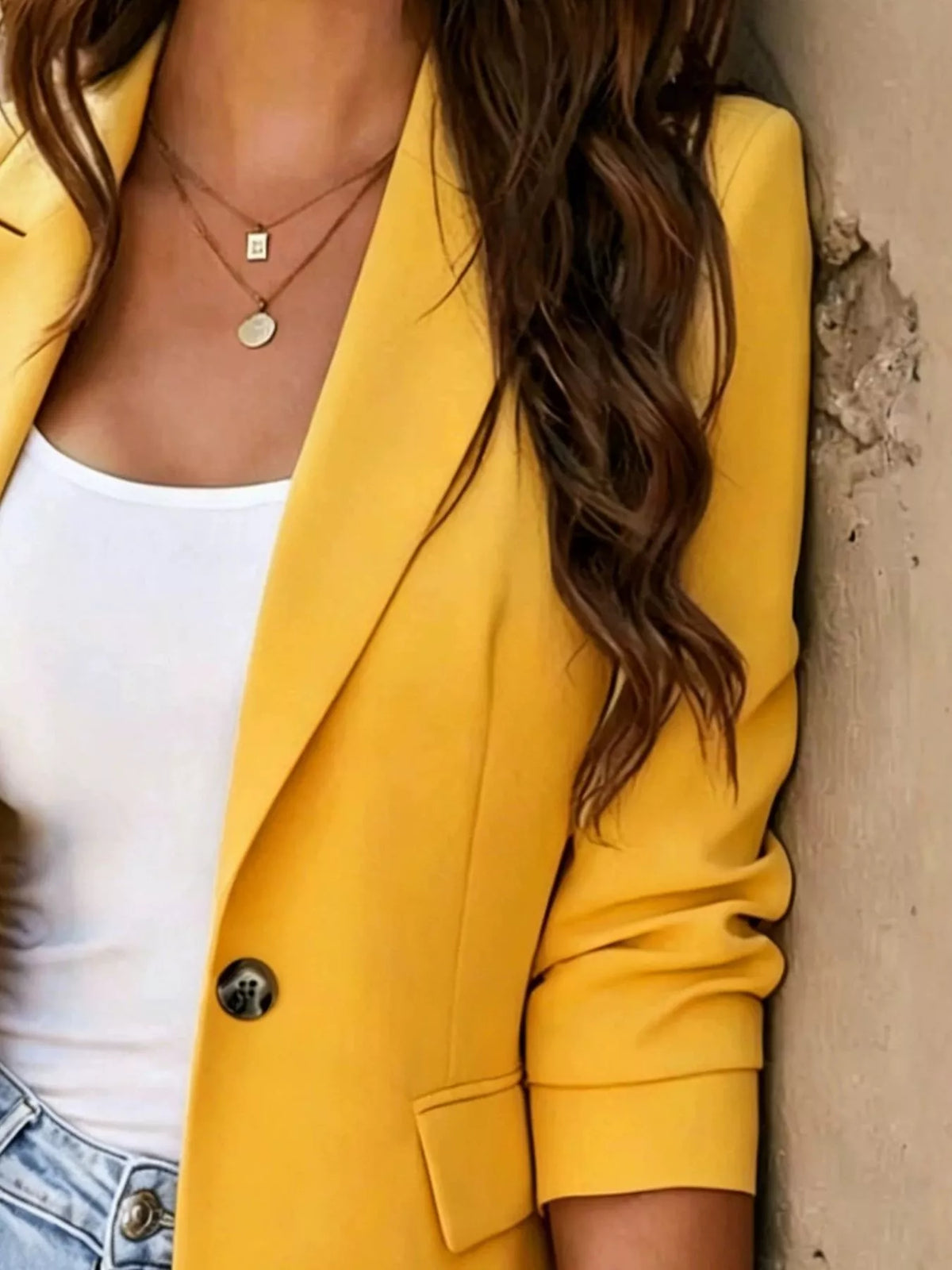 Blazer Maud droit grande taille – photo produit 2