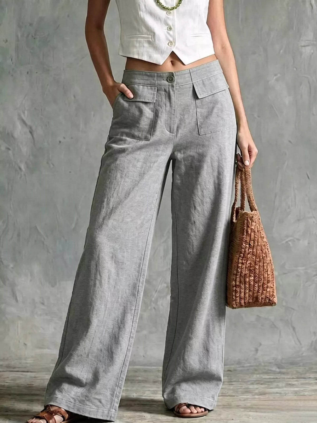 Pantalon Yara large fluide – photo produit 5