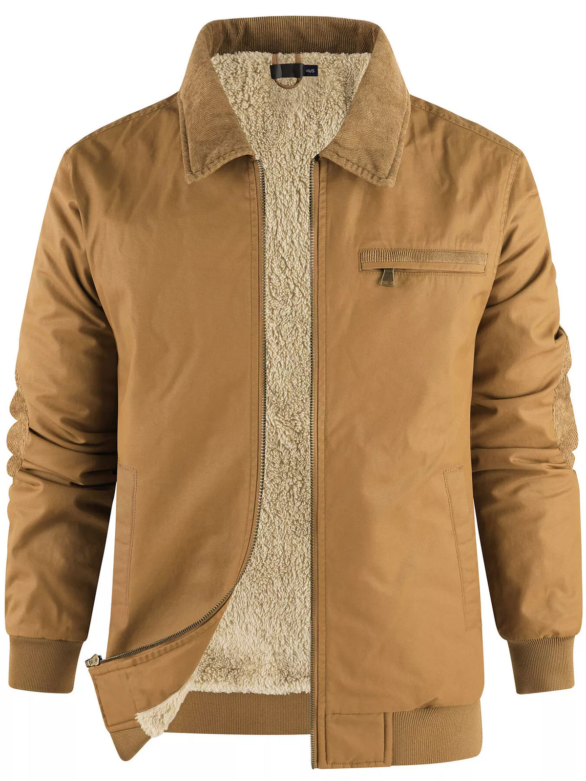 Blouson Elric – zippé doublé sherpa – photo produit 1