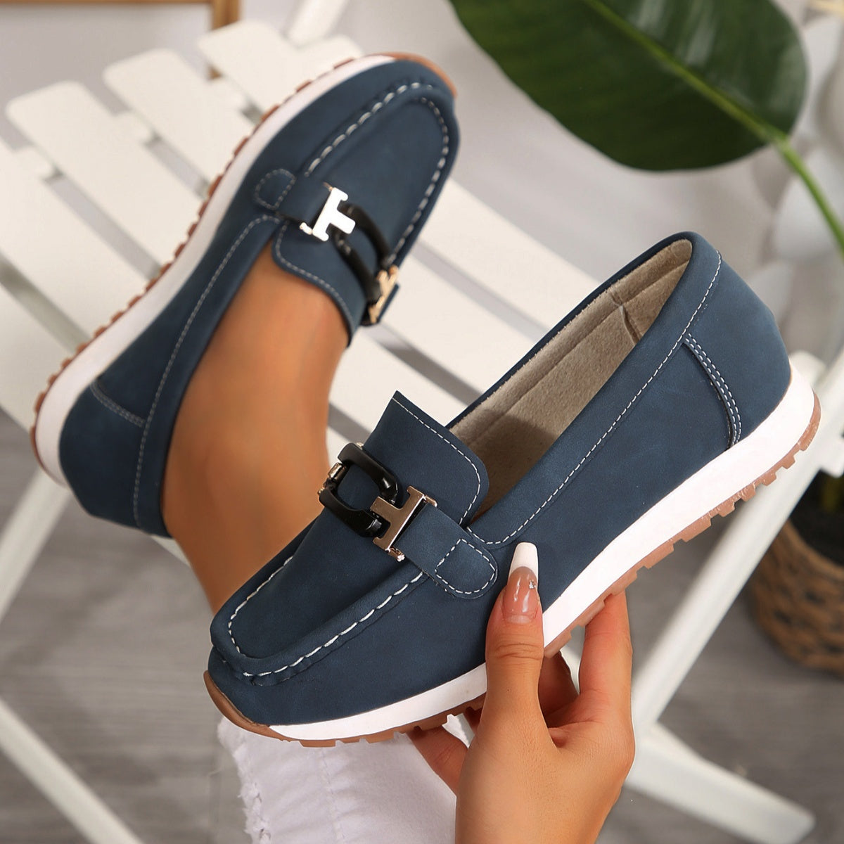 Mocassins Oscar à boucle – photo produit 4