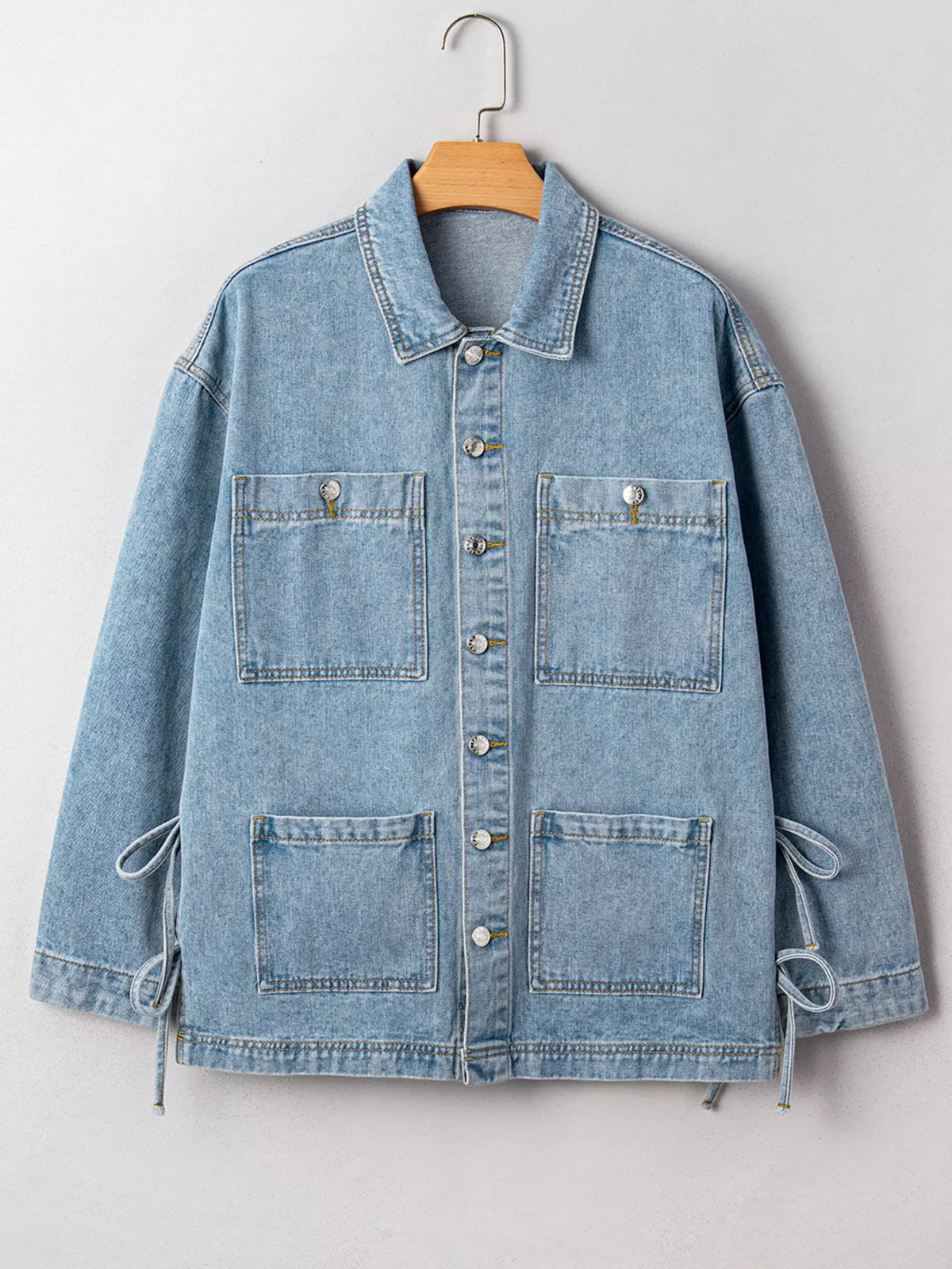 Veste en jean Livia à poches plaquées – photo produit 5