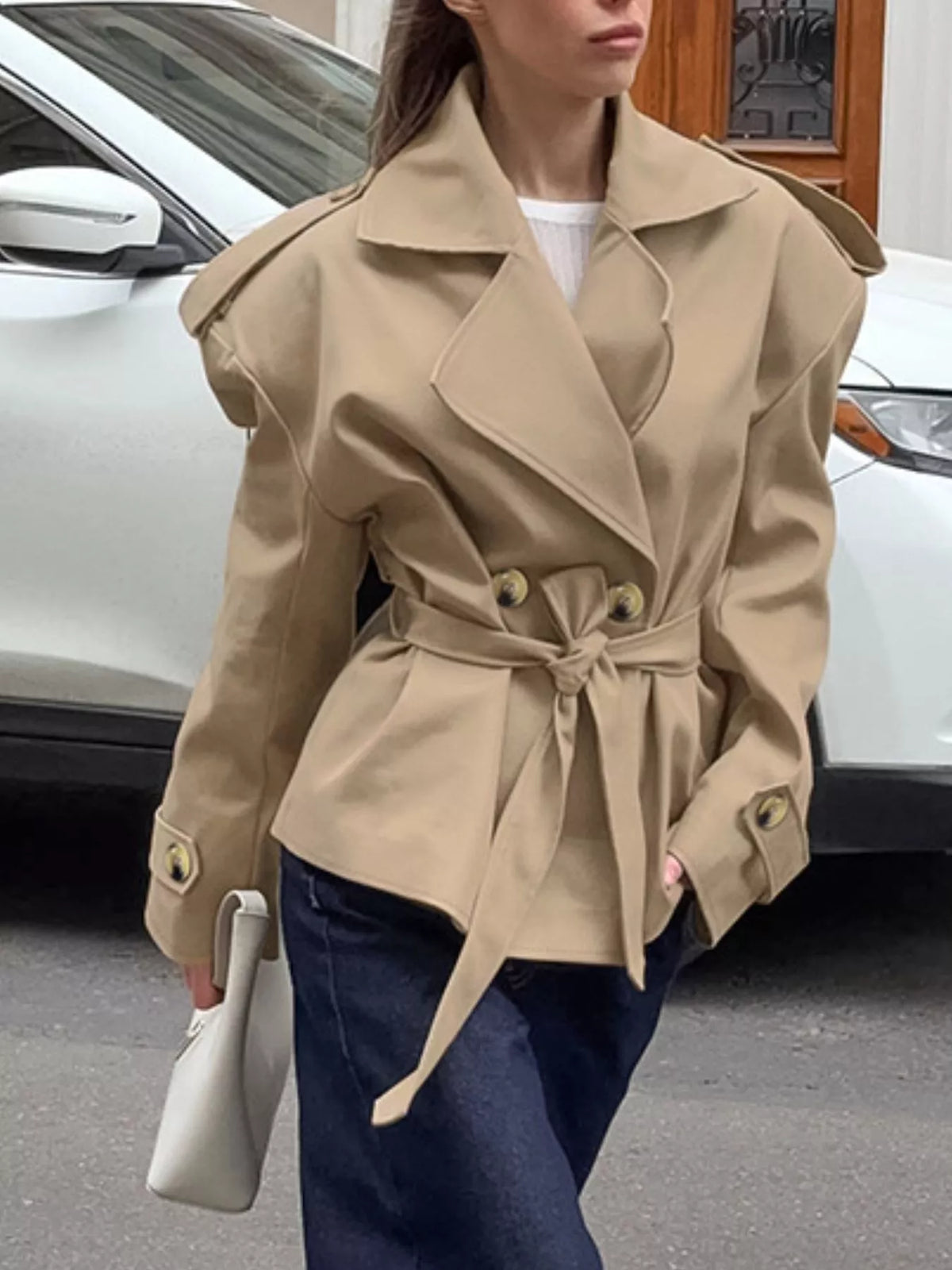 Trench Paloma ceinturé – photo produit 8