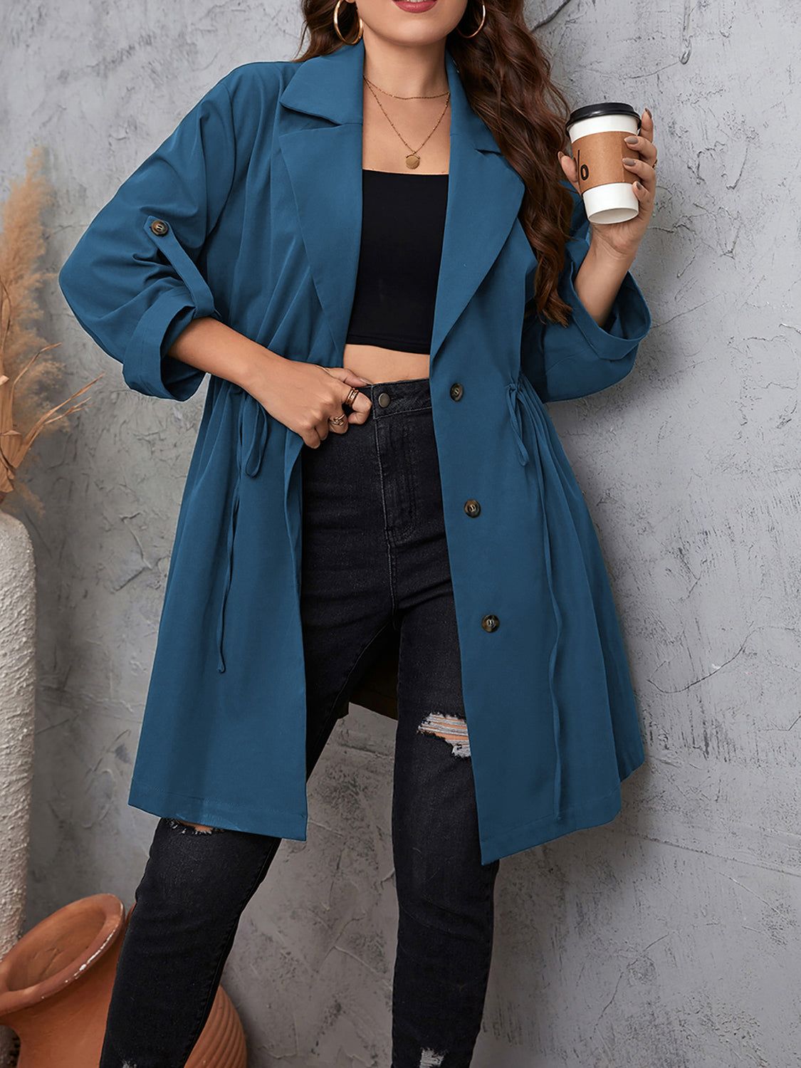 Trench Orlane grande taille – photo produit 8