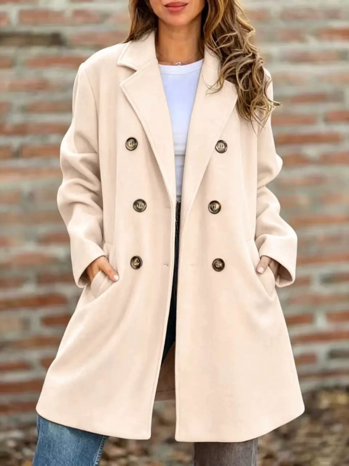Manteau Solange croisé grande taille – photo produit 2