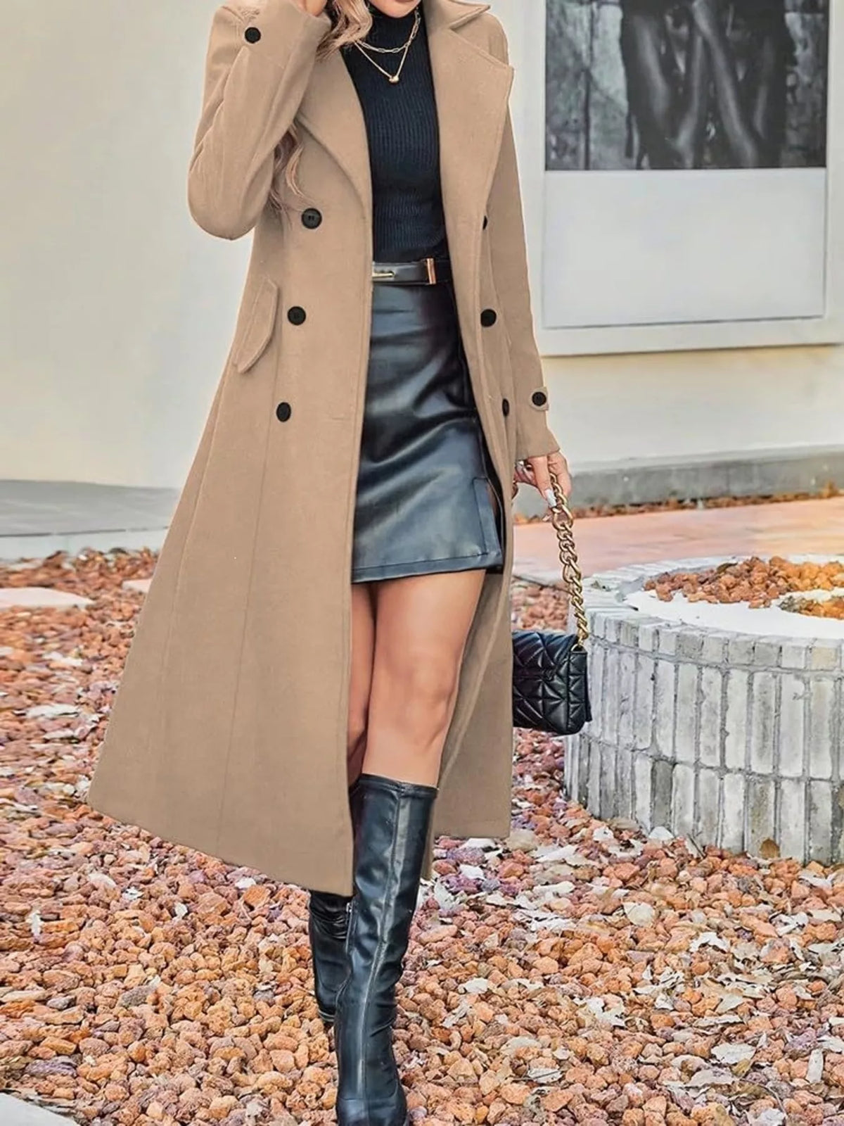 Trench Margaux long grande taille – photo produit 2
