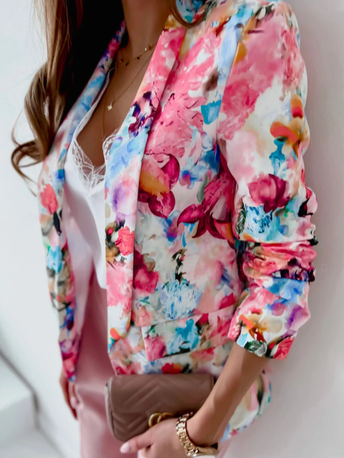 Blazer Yasmina fleuri – photo produit 8