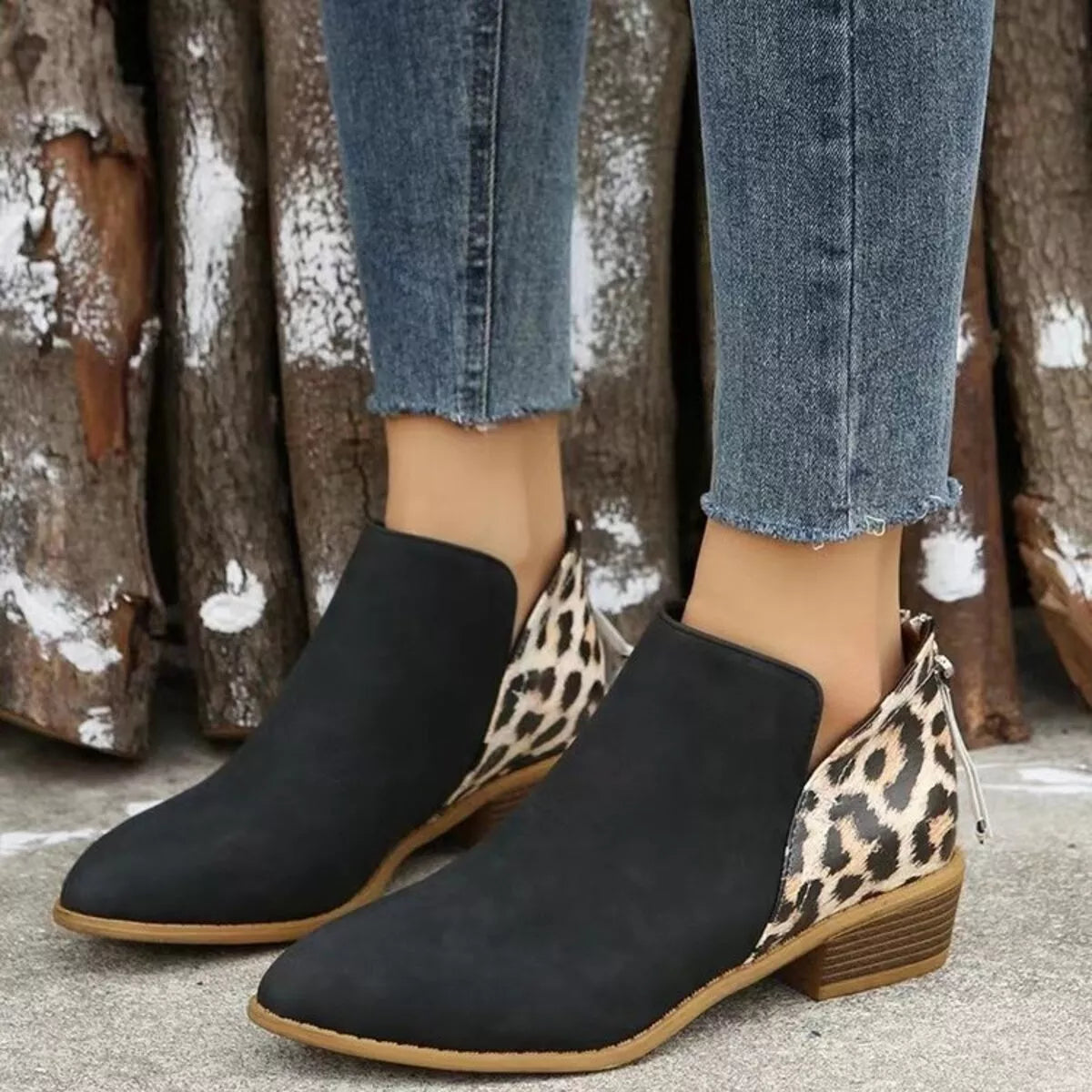 Bottines Jade léopard – photo produit 3