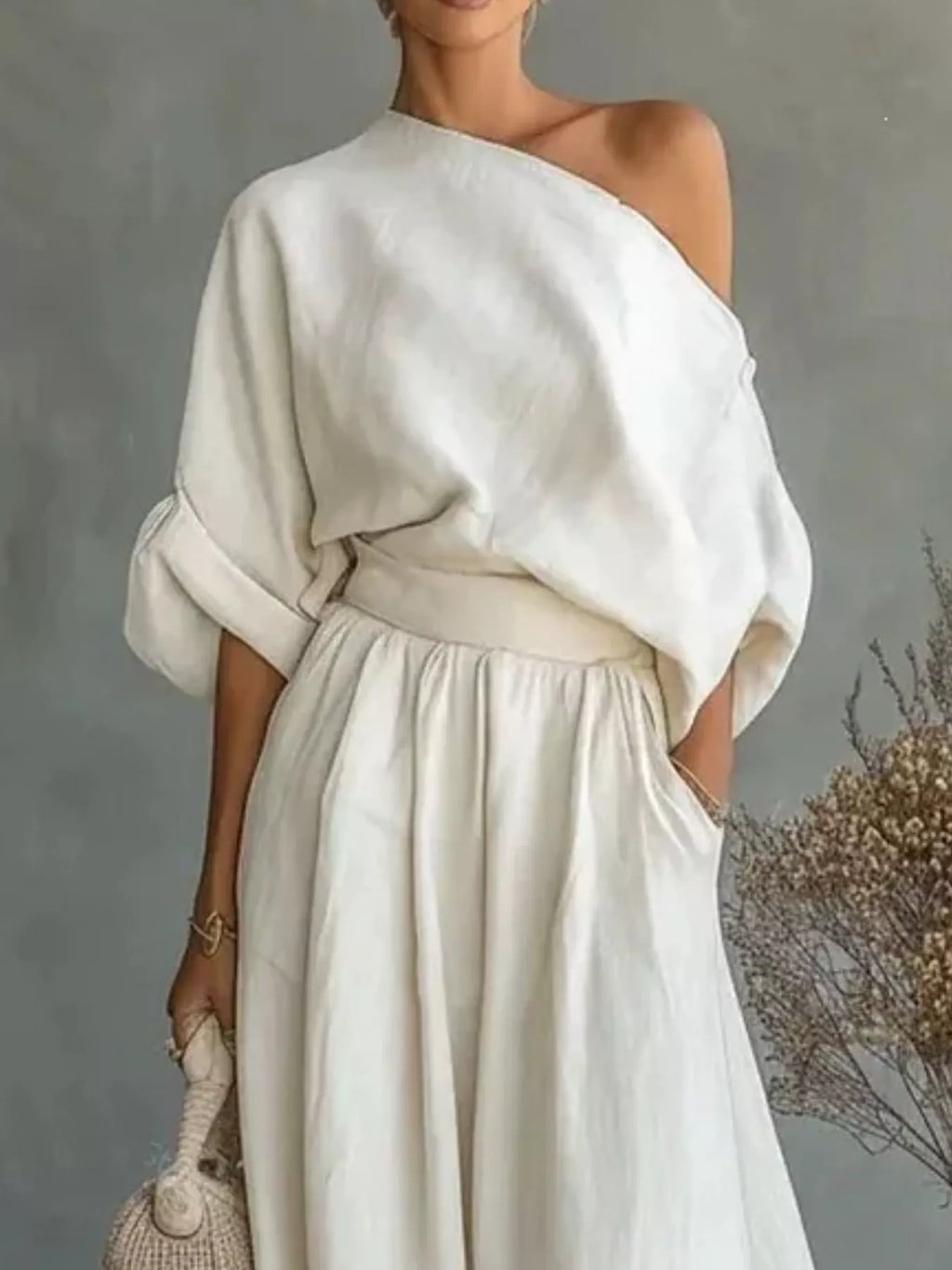 Ensemble Nélia épaule dénudée – photo produit 2