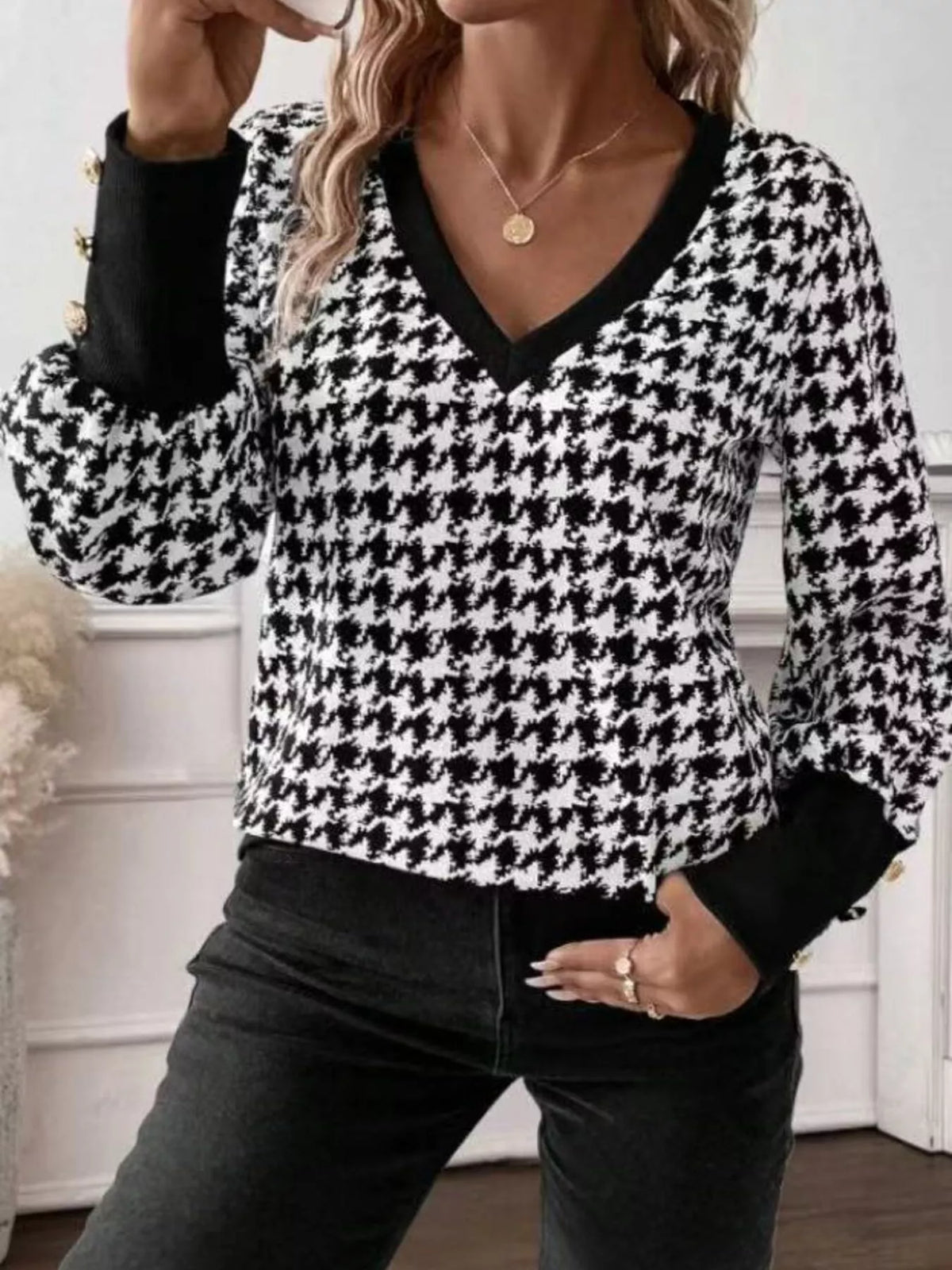 T-shirt Shamara col V – photo produit 5