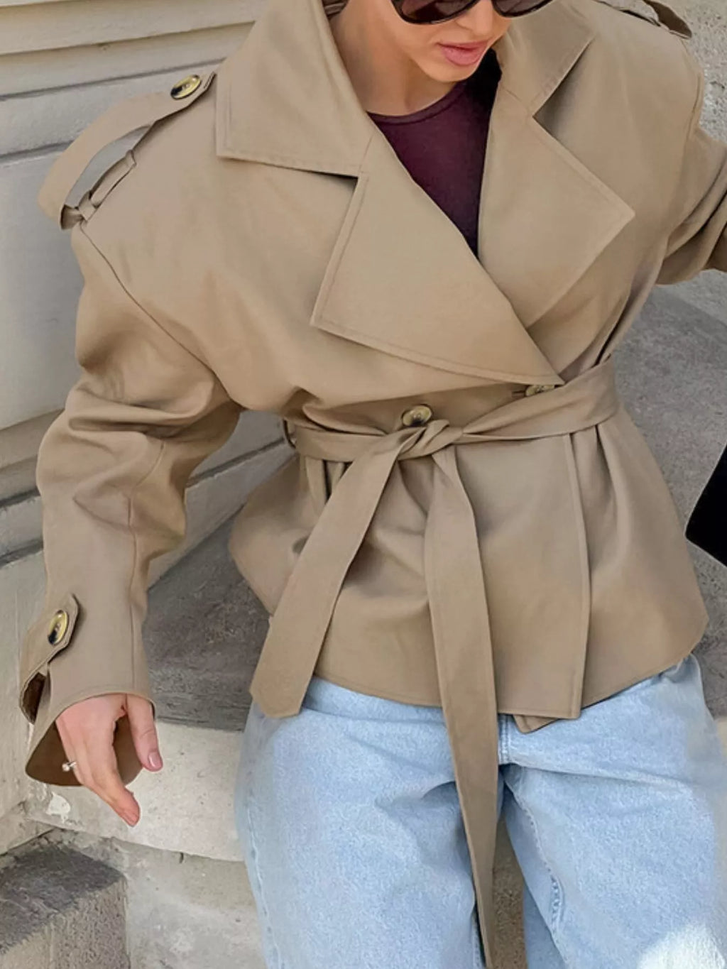 Trench Paloma ceinturé – photo produit 2