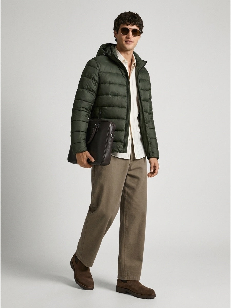 Veste homme L’Arte Milano mi-saison verte