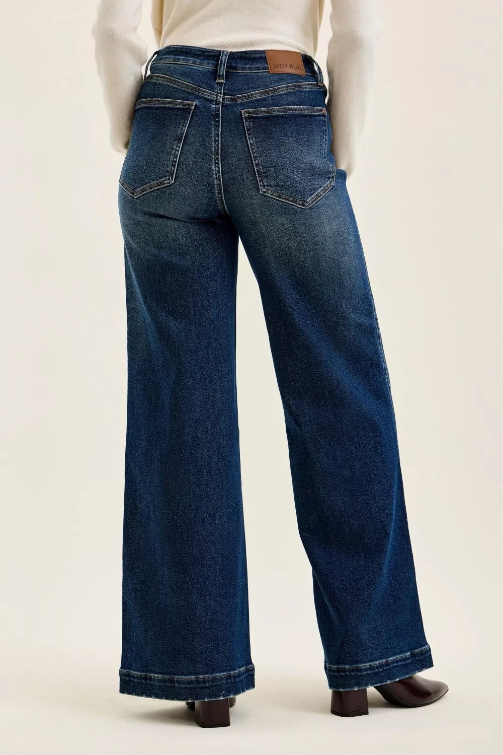 Jean Judy large indigo – photo produit 4