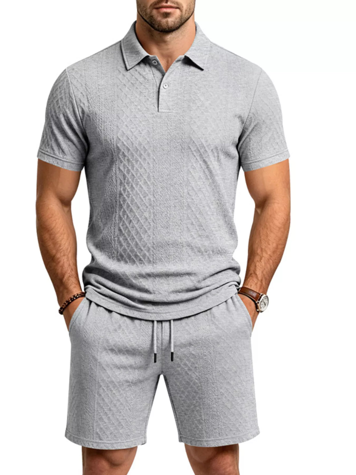 Ensemble Kylian – polo short – photo produit 3