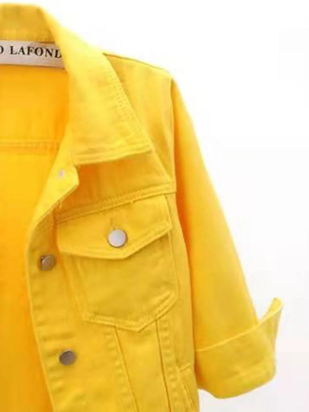 Veste en jean Eva grande taille – photo produit 3