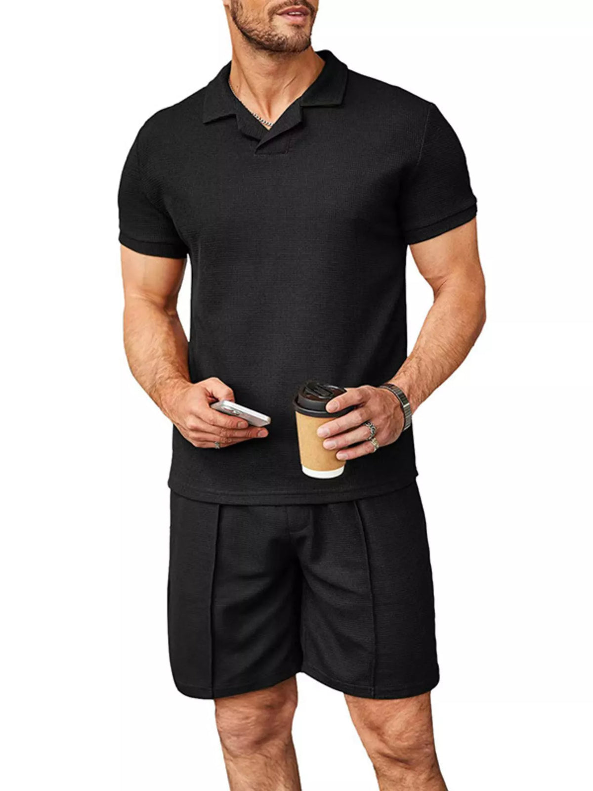 Ensemble Idriss – polo short – photo produit 1