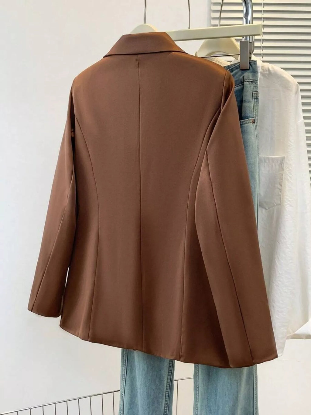 Blazer Maud droit grande taille – photo produit 9