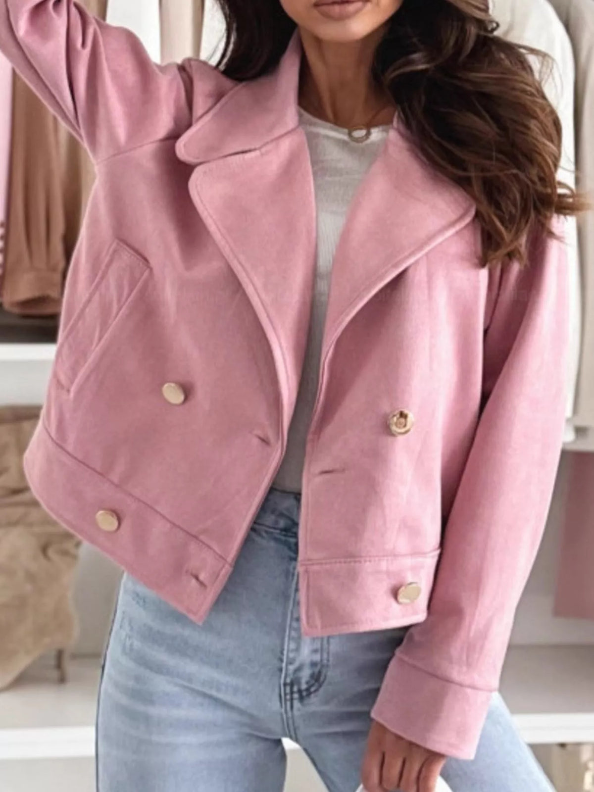 Veste Shamara courte croisée – photo produit 10