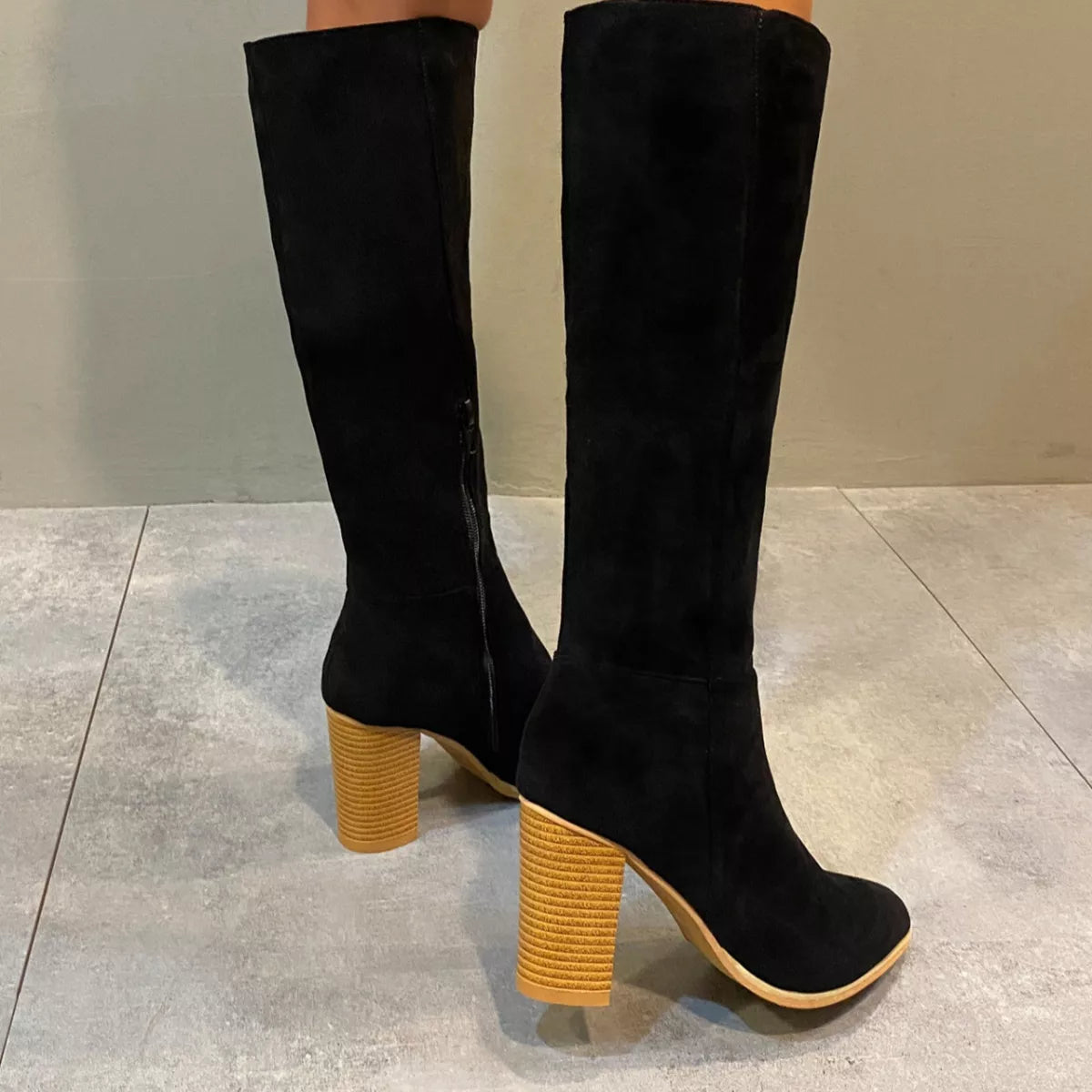 Bottines Élise à talon carré – photo produit 4