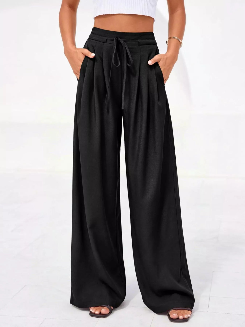 Pantalon Amélie large plissé – photo produit 6