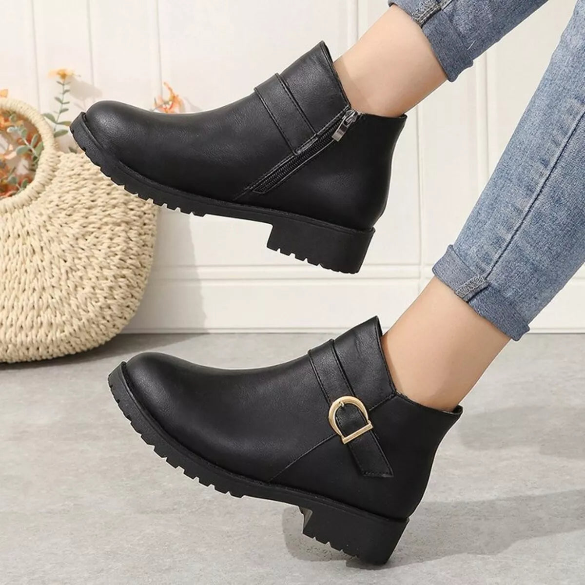 Bottines Callie à boucle – photo produit 1